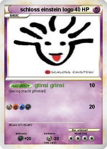 Pokemon schloss einstein logo