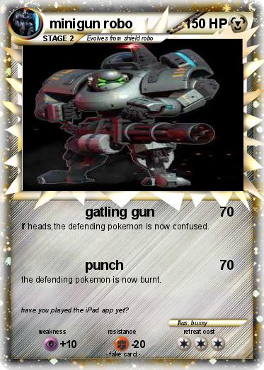 Pokemon minigun robo