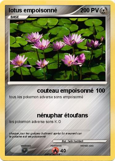 Pokemon lotus empoisonné
