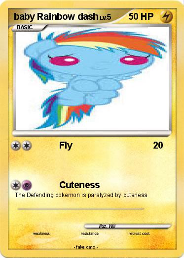 Pokemon baby Rainbow dash