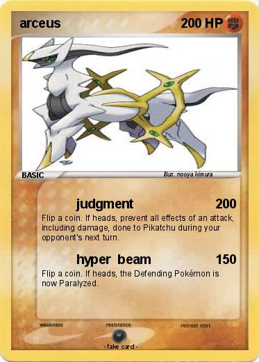 Pokemon arceus