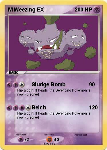 Pokemon M Weezing EX