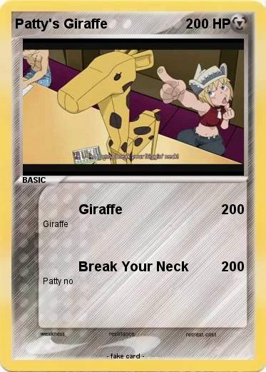 Pokemon Patty's Giraffe