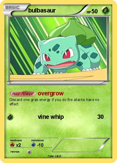 Pokemon bulbasaur