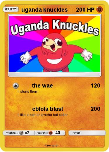 Pokemon uganda knuckles