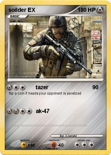 Pokemon soilder EX