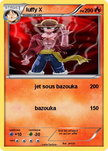 Pokemon luffy X