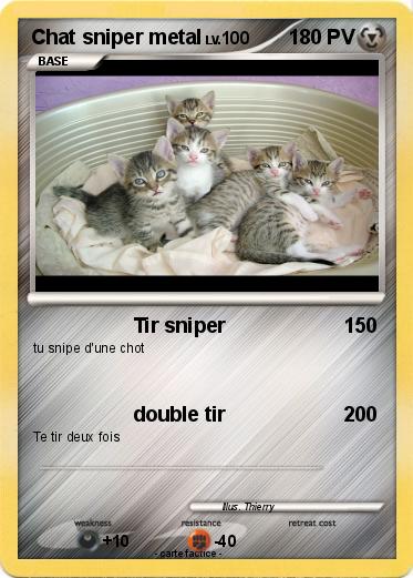 Pokemon Chat sniper metal