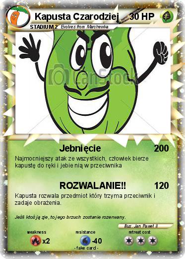 Pokemon Kapusta Czarodziej