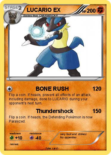 Pokemon LUCARIO EX