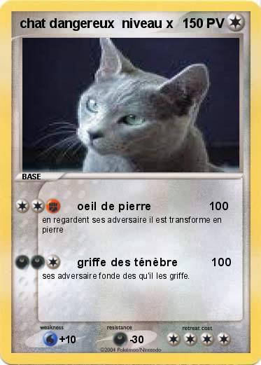 Pokemon chat dangereux  niveau x