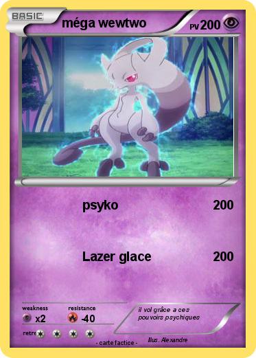 Pokemon méga wewtwo