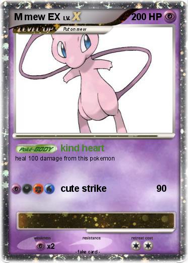 Pokemon M mew EX