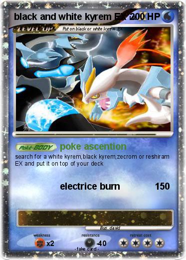 Pokemon black and white kyrem EX