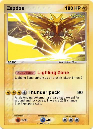 Pokemon Zapdos