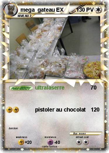 Pokemon mega  gateau EX