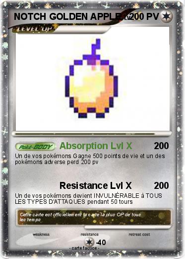 Pokemon NOTCH GOLDEN APPLE