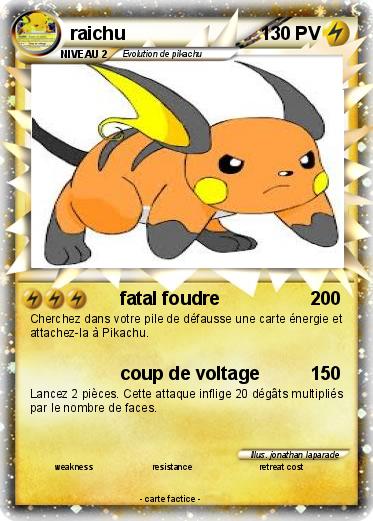 Pokemon raichu