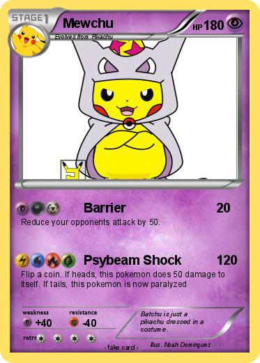 Pokemon Mewchu