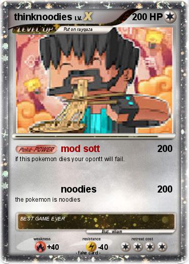 Pokemon thinknoodies