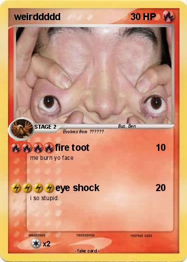 Pokemon weirddddd