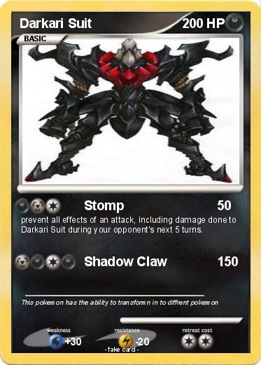 Pokemon Darkari Suit