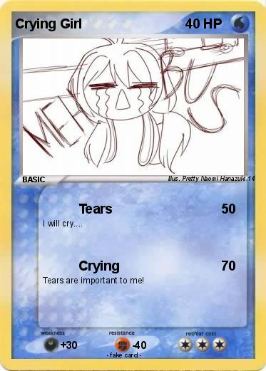 Pokemon Crying Girl