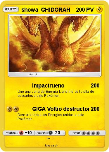 Pokemon showa  GHIDORAH