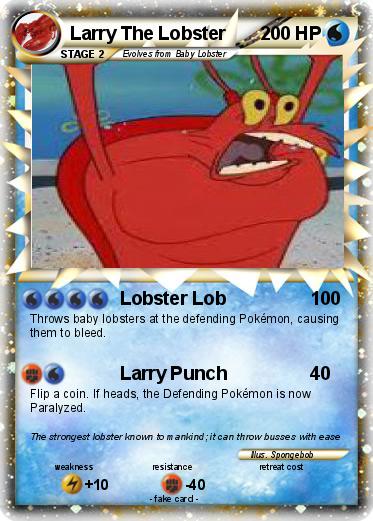 Pokemon Larry The Lobster