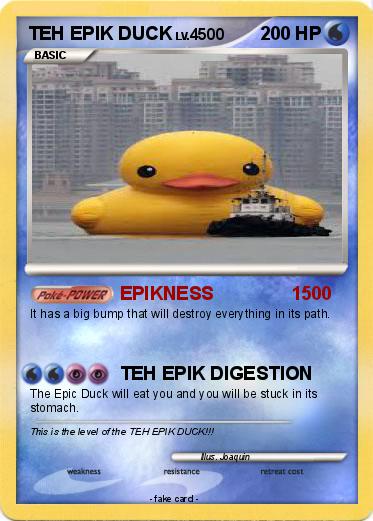 Pokemon TEH EPIK DUCK