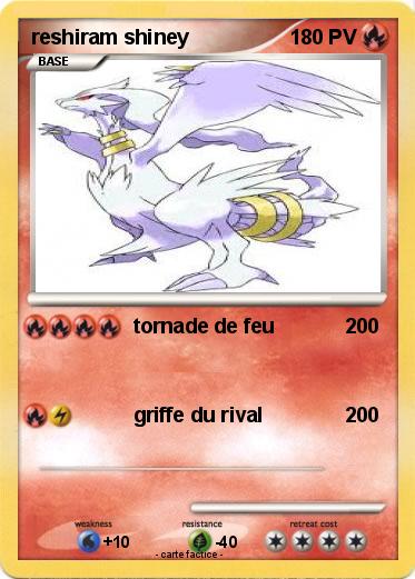 Pokemon reshiram shiney