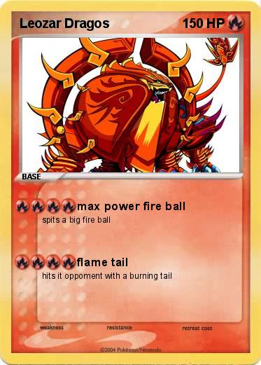 Pokemon Leozar Dragos