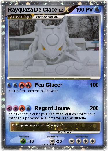 Pokemon Rayquaza De Glace