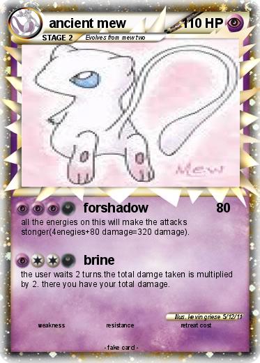Pokemon ancient mew