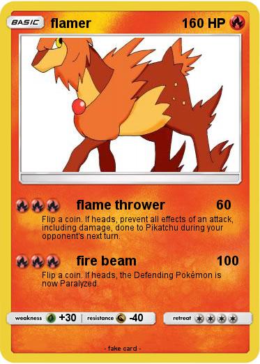 Pokemon flamer