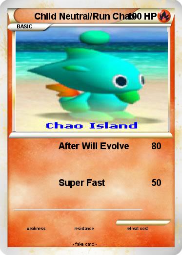 Pokemon Child Neutral/Run Chao