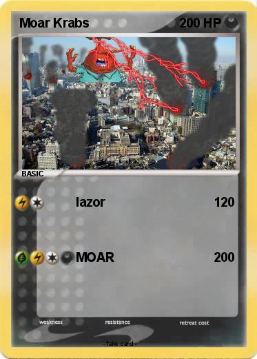 Pokemon Moar Krabs