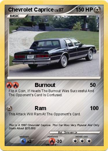 Pokemon Chevrolet Caprice