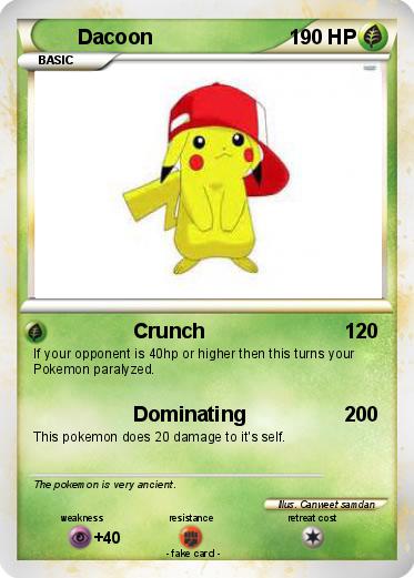 Pokemon Dacoon