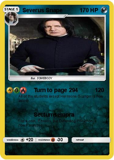 Pokemon Severus Snape