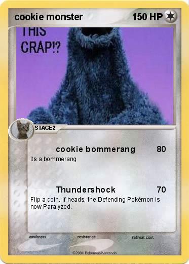 Pokemon cookie monster