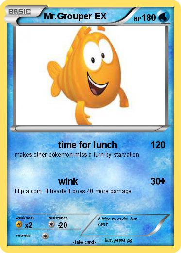 Pokemon Mr.Grouper EX