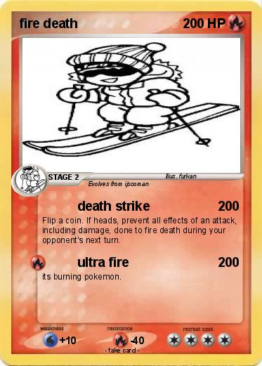 Pokemon fire death