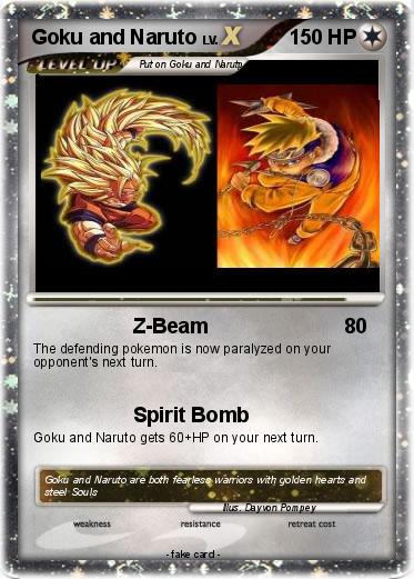 Pokemon Goku and Naruto