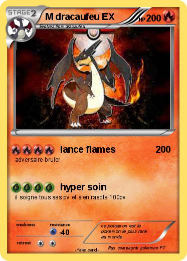 Pokemon M dracaufeu EX