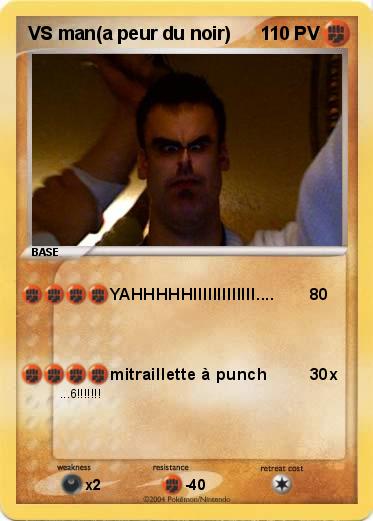 Pokemon VS man(a peur du noir)