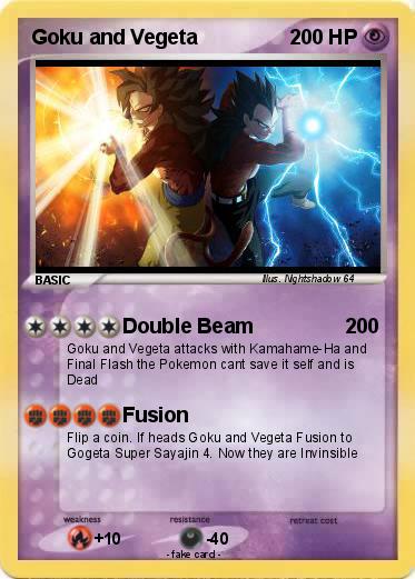 Pokemon Goku and Vegeta