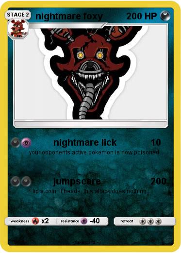 Pokemon nightmare foxy