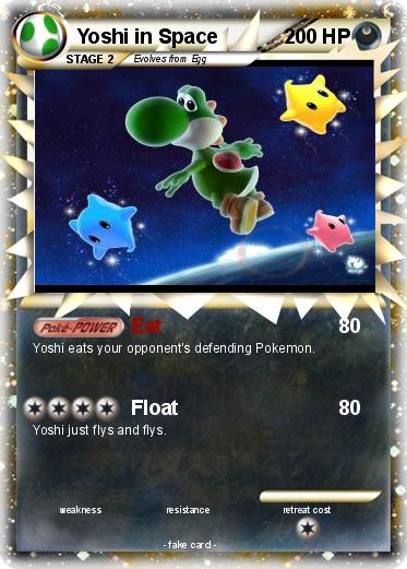 Pokemon Yoshi in Space