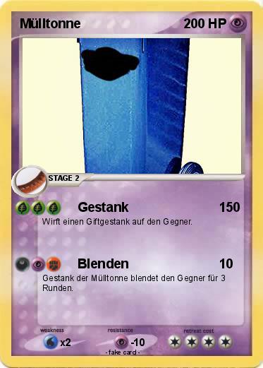 Pokemon Mülltonne